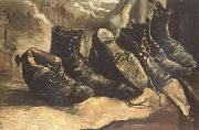 Vincent Van Gogh Three Pairs of Shoes (nn04) oil painting picture wholesale
